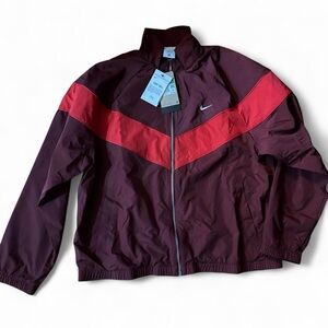 Nike Maroon and Crimson Windbreaker